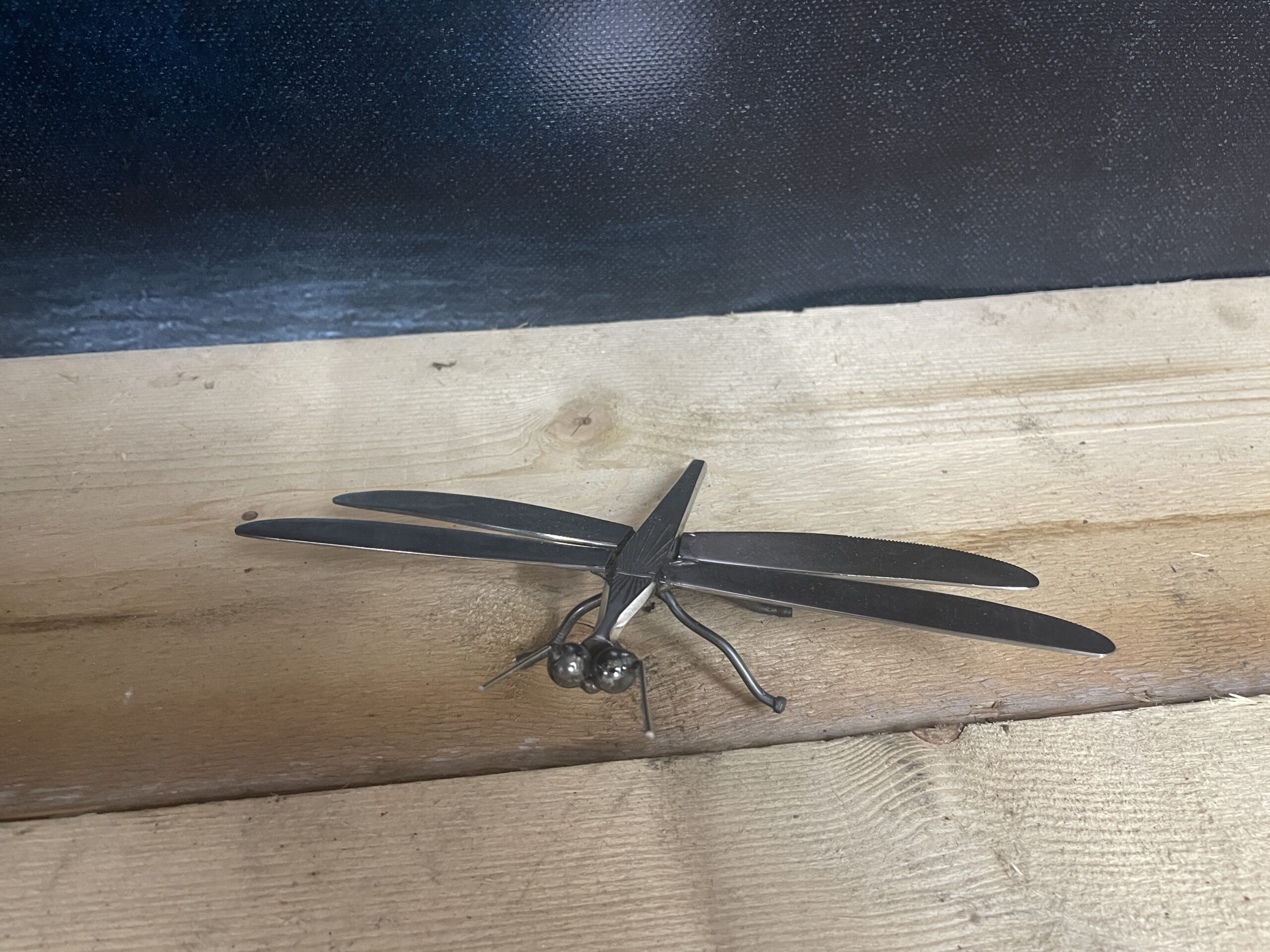 Handcrafted cutlery dragonfly