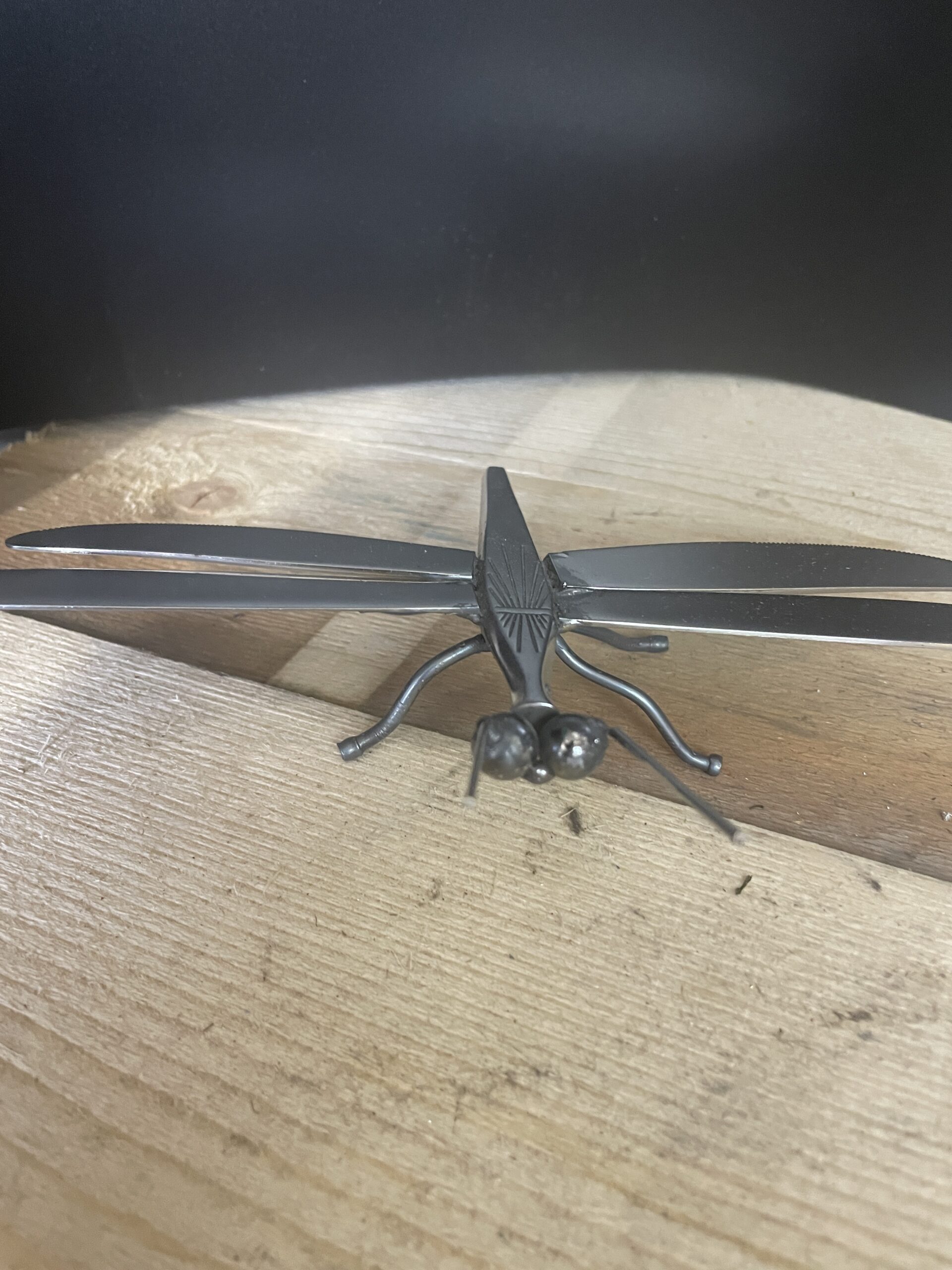 Handcrafted cutlery dragonfly