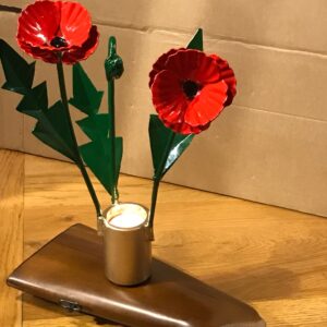 Poppy Creation on a Gun Butt