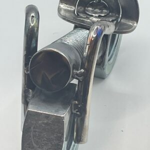 Nut & Bolt Motorbike Sculpture - Handmade Metal Art